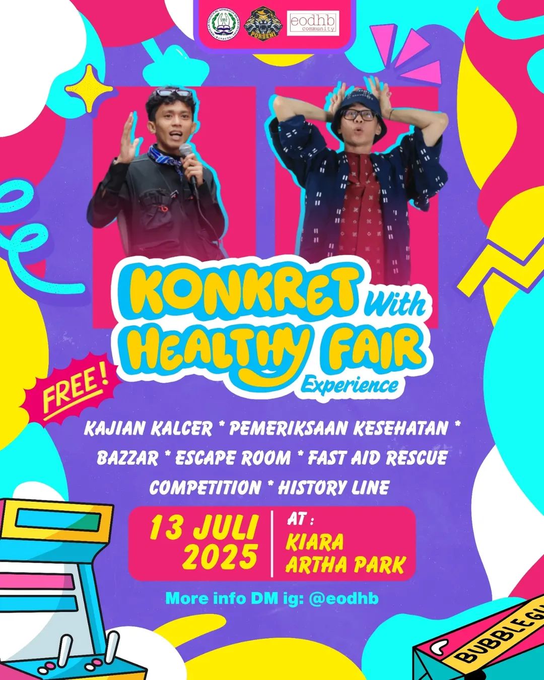 IMG 20250711 WA0007 KONKRET WITH HEALTHY FAIR EXPERIENCE  STIKes DHARMA HUSADA STIKes