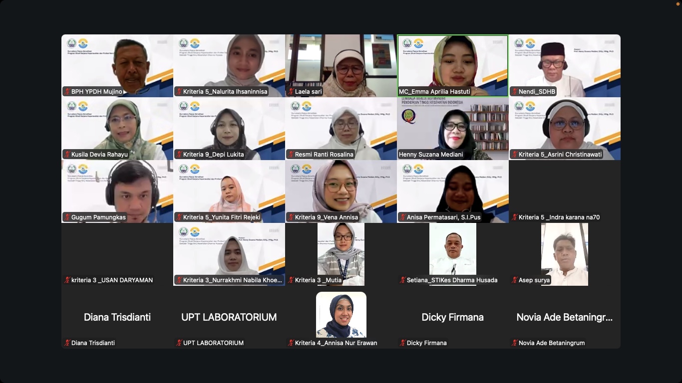 IMG 20250926 WA0007 KEGIATAN MONITORING EVALUASI PASCA AKREDITASI PROGRAM STUDI SARJANA KEPERAWATAN DAN PROFESI NERS  STIKes DHARMA HUSADA. STIKes