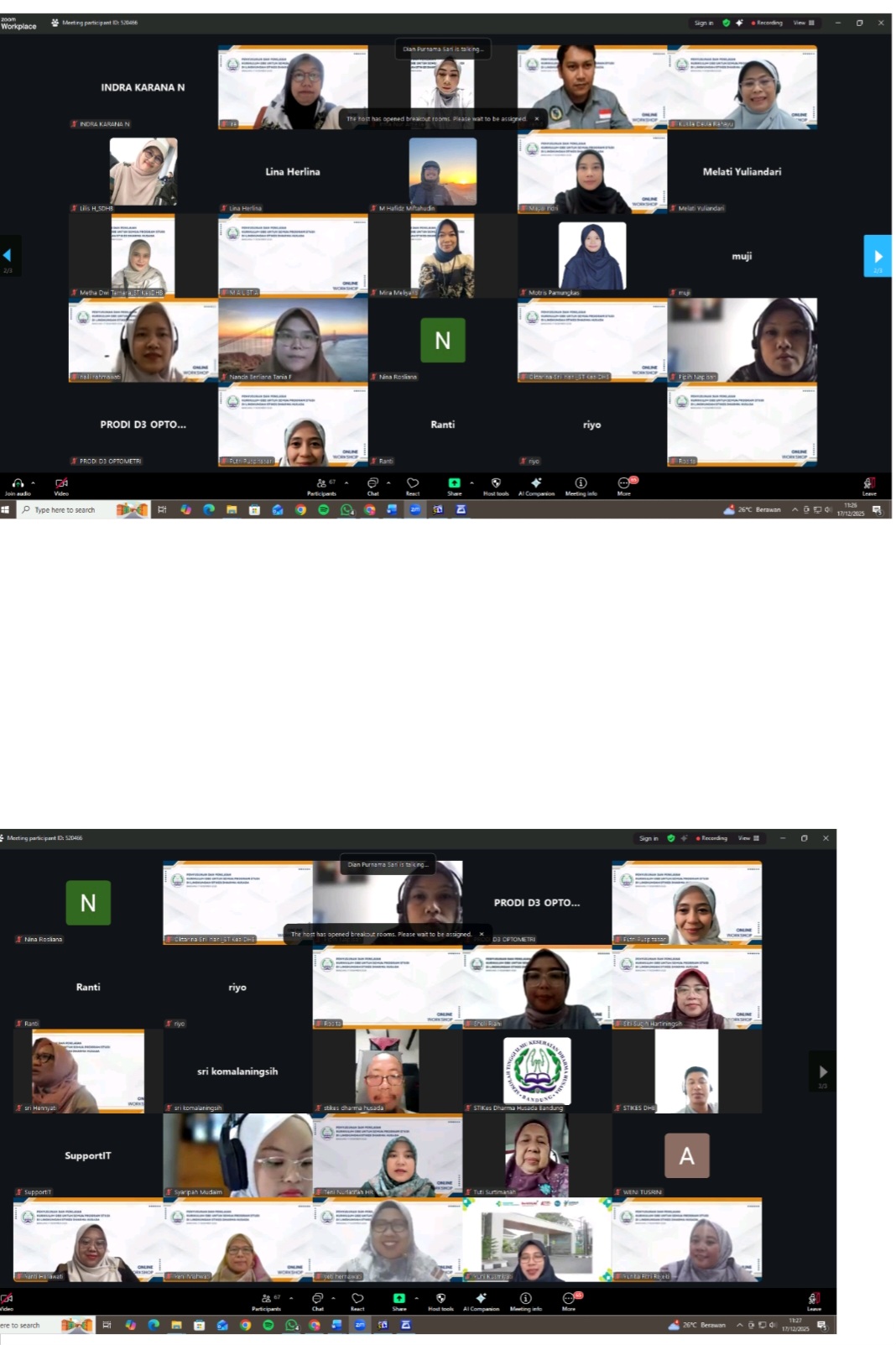 Screenshot 20251219 111010 WPS Office Refreshing Workshop Penyusunan dan Penilaian Kurikulum Outcome Based Education (OBE) pada Program Studi Kesehatan di STIKes Dharma Husada. STIKes