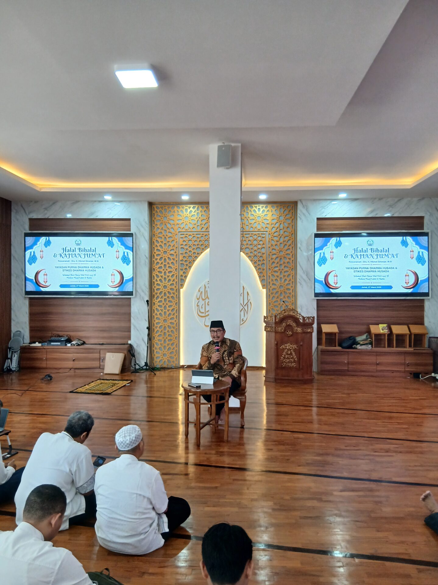 20260327 082844 1 HALAL BIHALAL DAN KAJIAN RUTIN JUMAT PAGI DALAM RANGKA HARI RAYA IDUL FITRI 1447 H BERSAMA BAPAK Drs. H. HIKMAT GINANJAR, M.Si STIKes