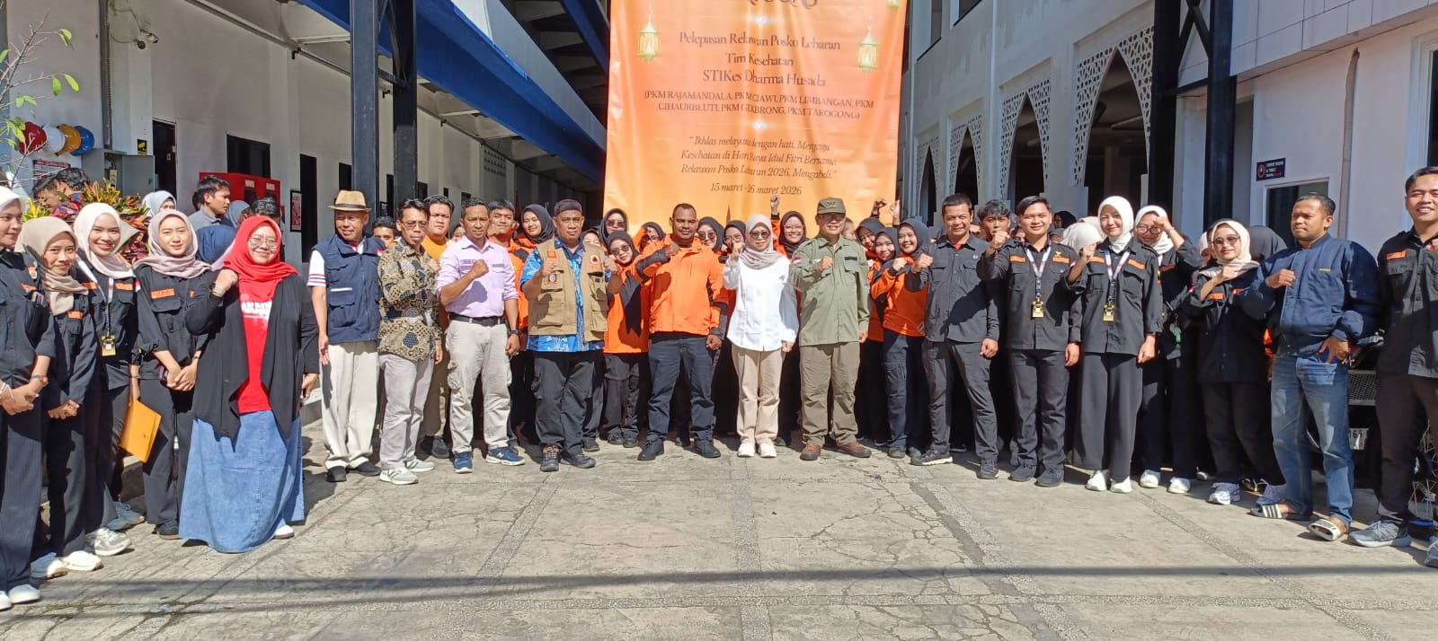 IMG 20260315 WA0036 PELEPASAN TIM RELAWAN KESEHATAN  (TIMKES) STIKes DHARMA HUSADA DALAM RANGKA POSKO LEBARAN HARI RAYA IDUL FITRI 1447 H. TAHUN 2026. STIKes
