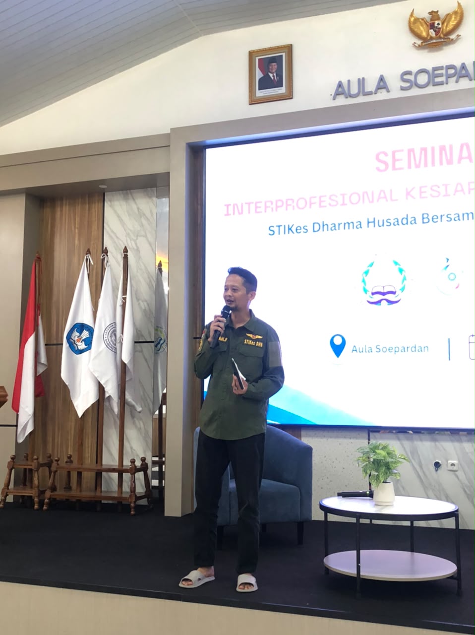 IMG 20260707 WA0049 SEMINAR INTERPROFESIONAL KESIAPSIAGAAN BENCANA STIKes DHARMA HUSADA STIKes