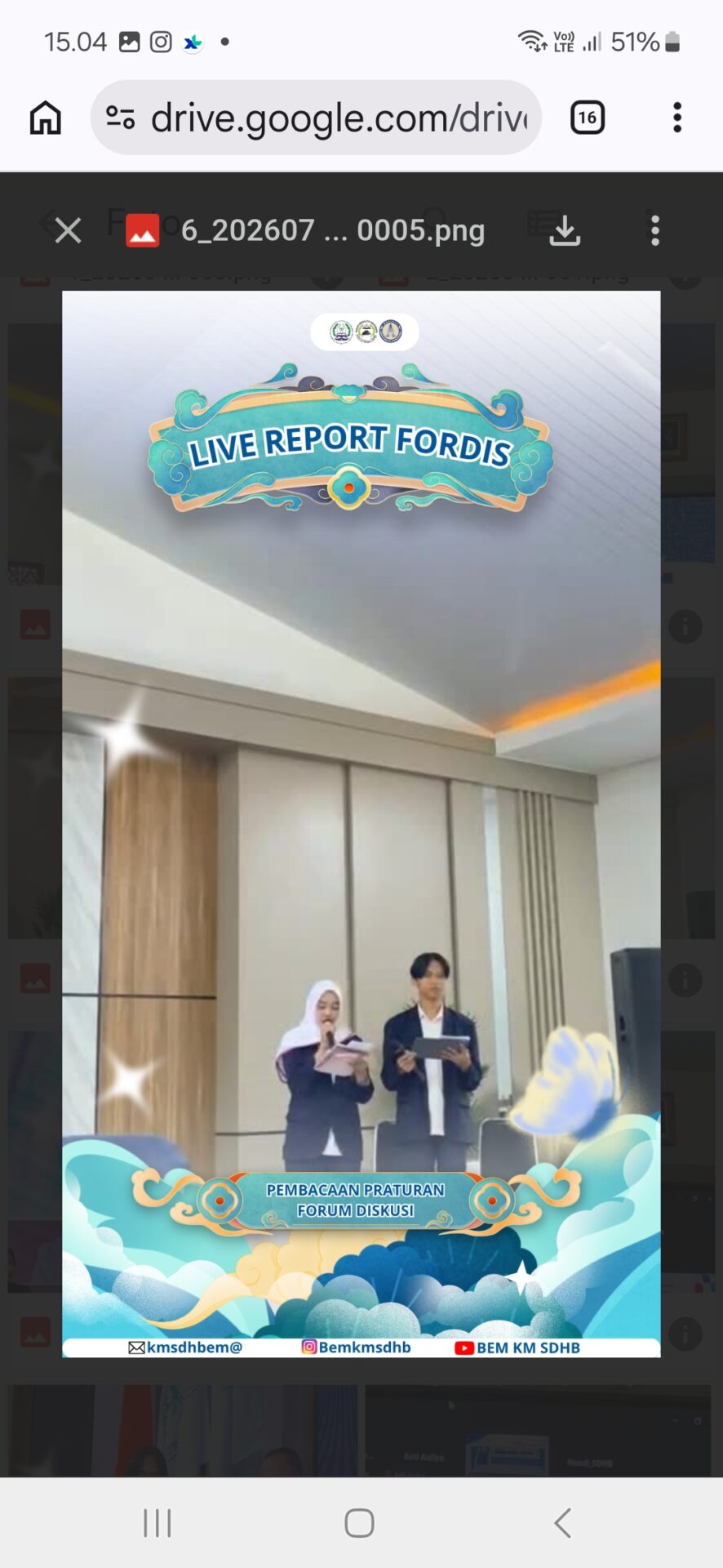 Screenshot 20260709 150426 Chrome BINCANG KAMPUS (KAMPUS KITA, CERITA KITA) BEM KM STIKes DHARMA HUSADA TAHUN 2026. STIKes
